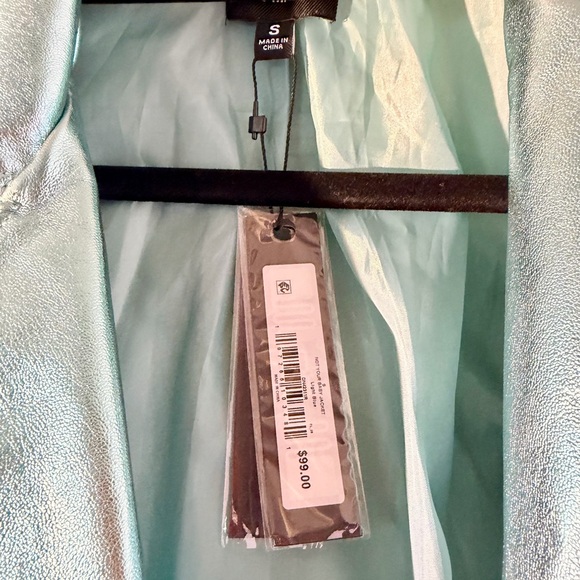 Steve Madden Metallic Moto Women's Jacket - Picture 13 of 14